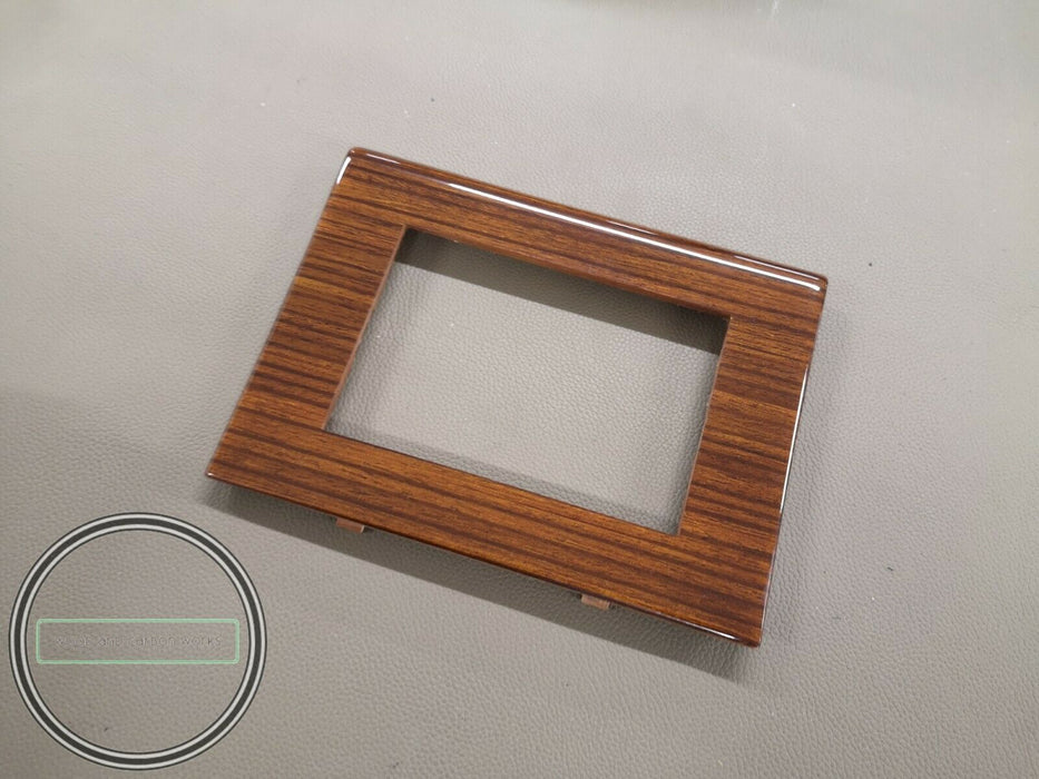 Mercedes R107 Climate Panel Wood Trim Zebrano Climate Panel