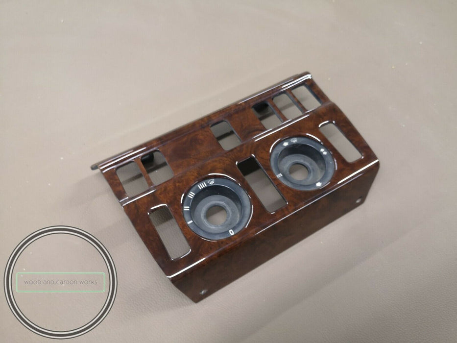 MERCEDES W124 Climate panel BURL WOOD AC CLIMATE CONTROL WOOD PANEL