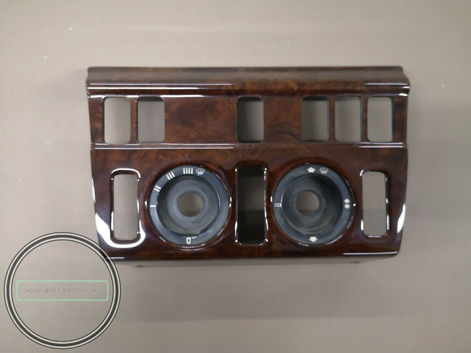 MERCEDES W124 Climate panel BURL WOOD AC CLIMATE CONTROL WOOD PANEL