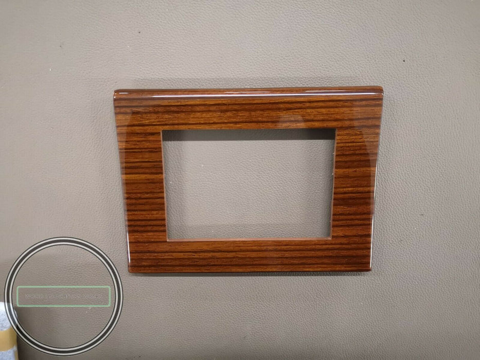 Mercedes R107 Climate Panel Wood Trim Zebrano Climate Panel