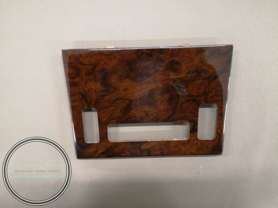 Mercedes R107 SL Wood Trim Burlwood Burled Walnut Climate Panel 560sl Late Vers