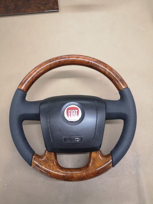 Fiat Ducato Wood Steering Wheel Wohnmobil Lenkrad Caravan RV Bürstner Steering