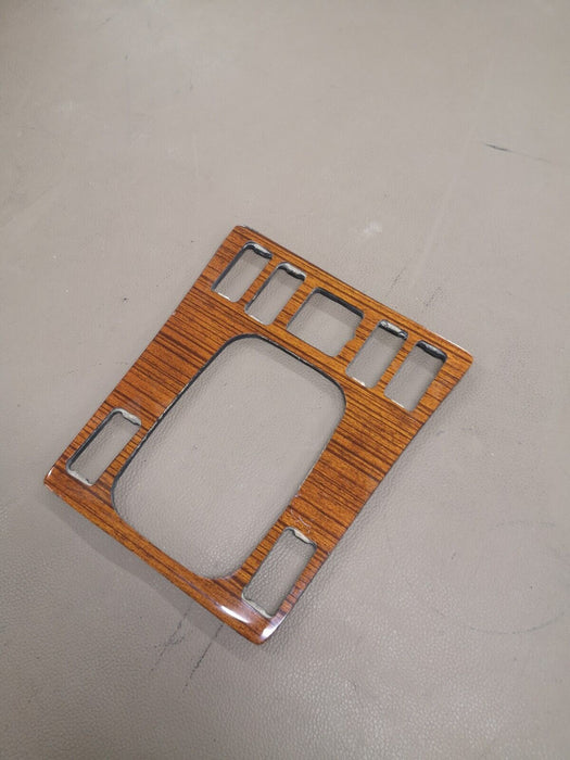 Mercedes W201 wood trim Center Console Shifter Bezel Zebrano Stick gear shifter
