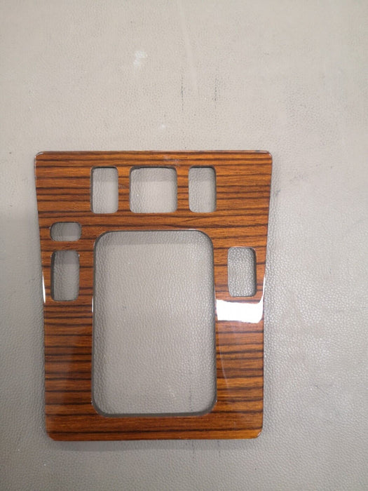 Mercedes W201 wood trim Center Console Shifter Bezel Zebrano Stick gear shifter