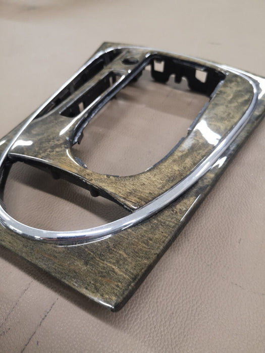 Mercedes W211 E320 E500 Shifter Cover Bezel Trim Wood OEM New