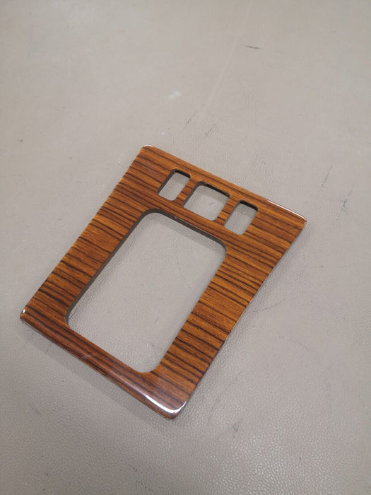 Mercedes Benz W201 190 Zebrano Wood Center Console Shift Bezel Zebrano