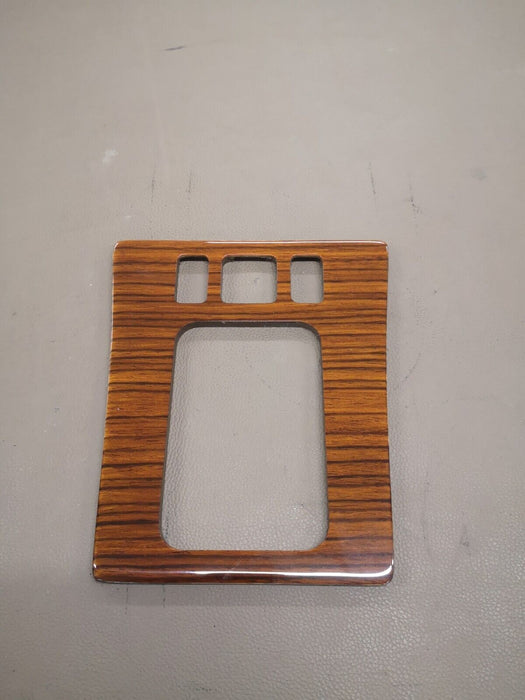 Mercedes Benz W201 190 Zebrano Wood Center Console Shift Bezel Zebrano