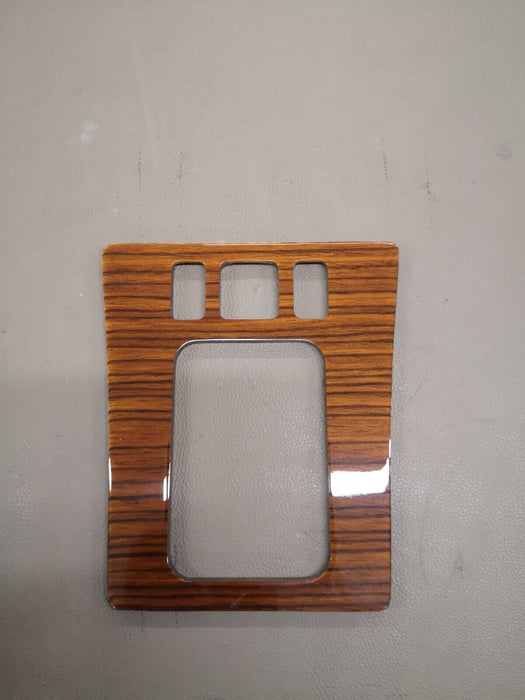 Mercedes Benz W201 190 Zebrano Wood Center Console Shift Bezel Zebrano