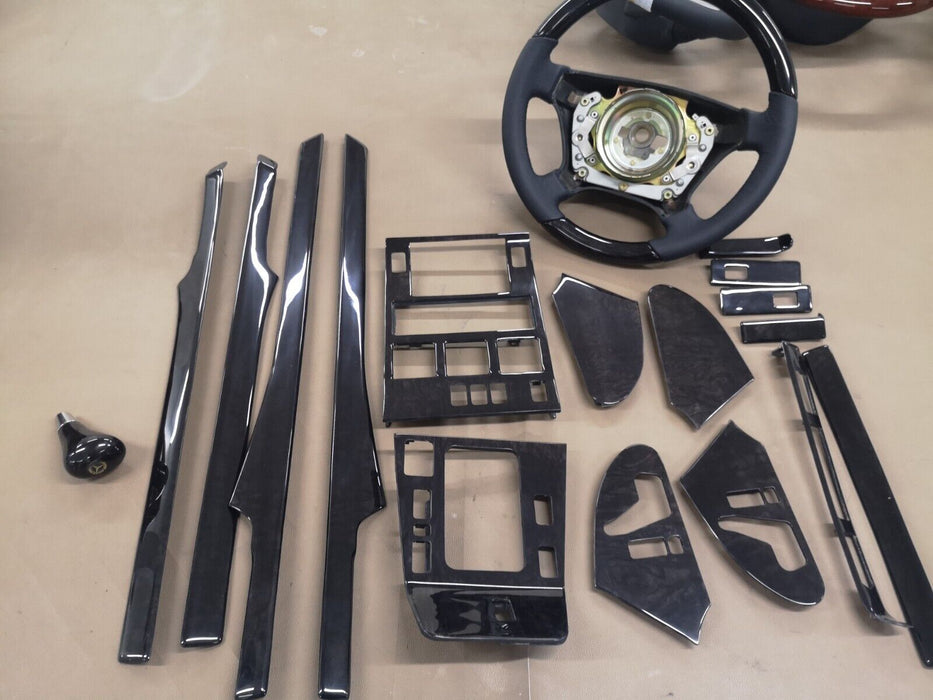 Mercedes S Class W140 Wood Trim Set Birdeye Mapple Full set Sedan