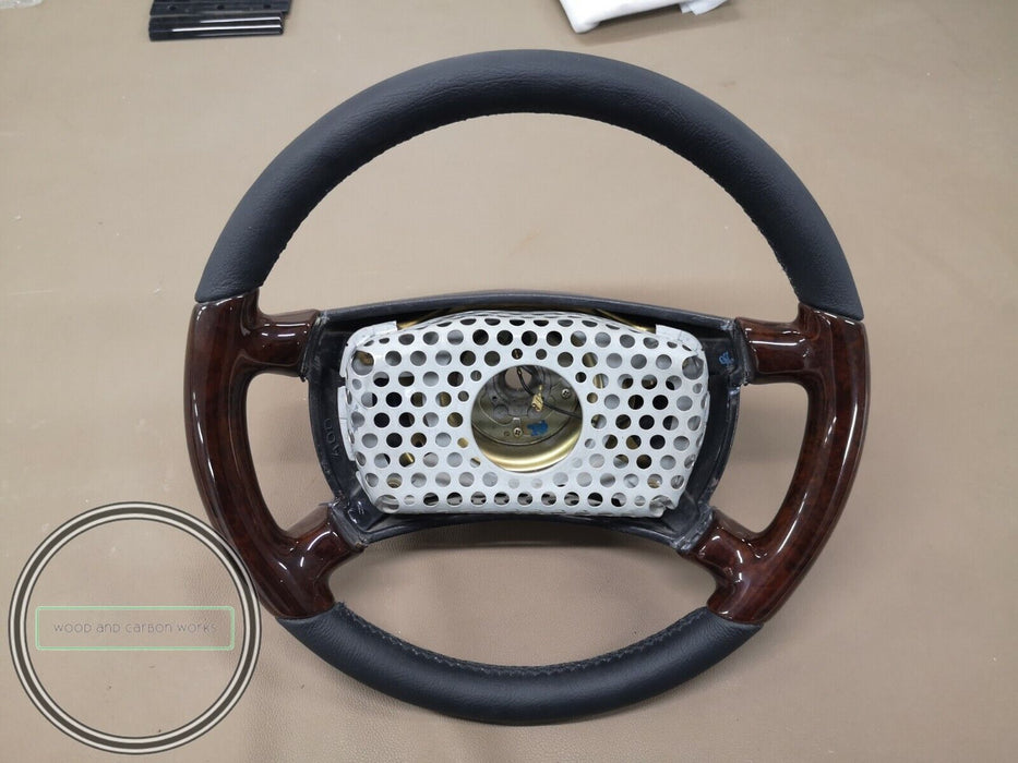 Mercedes Steering Wheel WOOD Burled Walnut FOR R107 W201 W124 W126