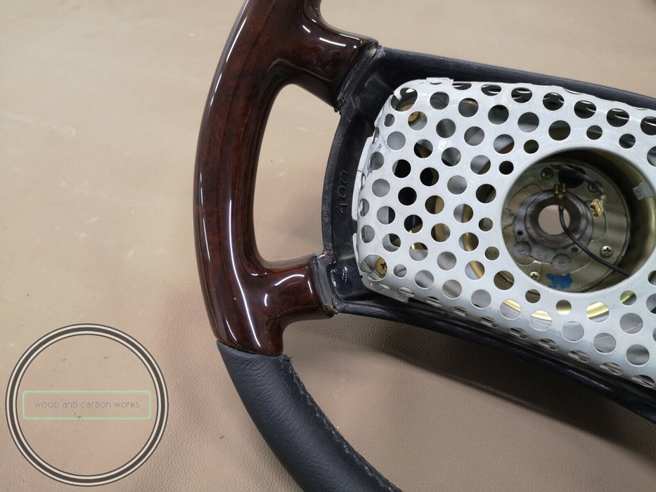 Mercedes Steering Wheel WOOD Burled Walnut FOR R107 W201 W124 W126