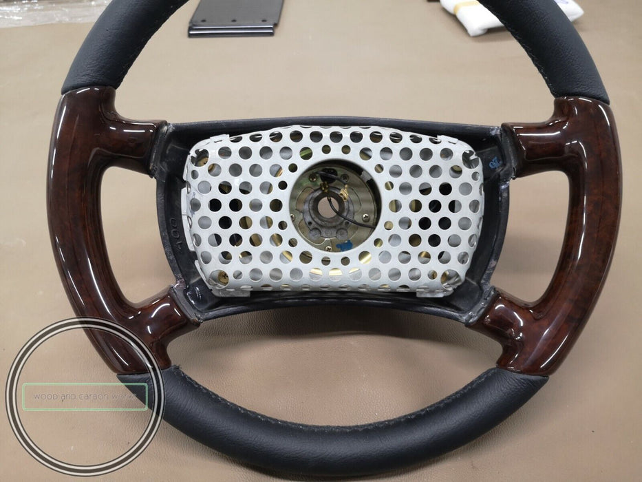 Mercedes Steering Wheel WOOD Burled Walnut FOR R107 W201 W124 W126