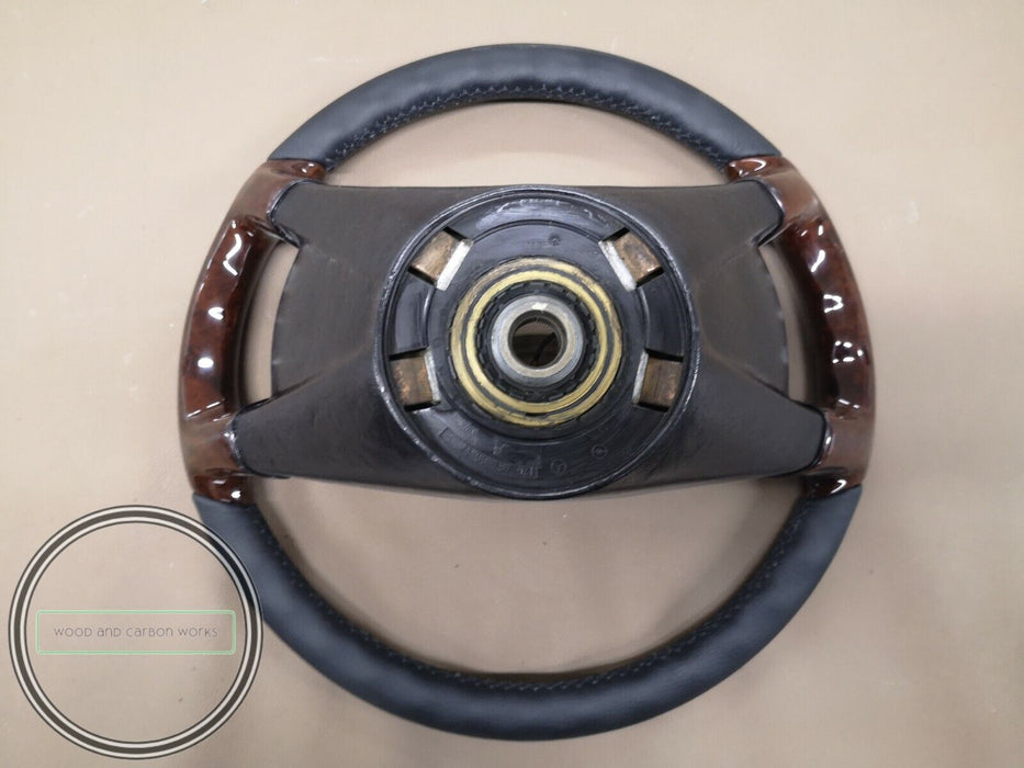 Mercedes Steering Wheel WOOD Burled Walnut FOR R107 W201 W124 W126