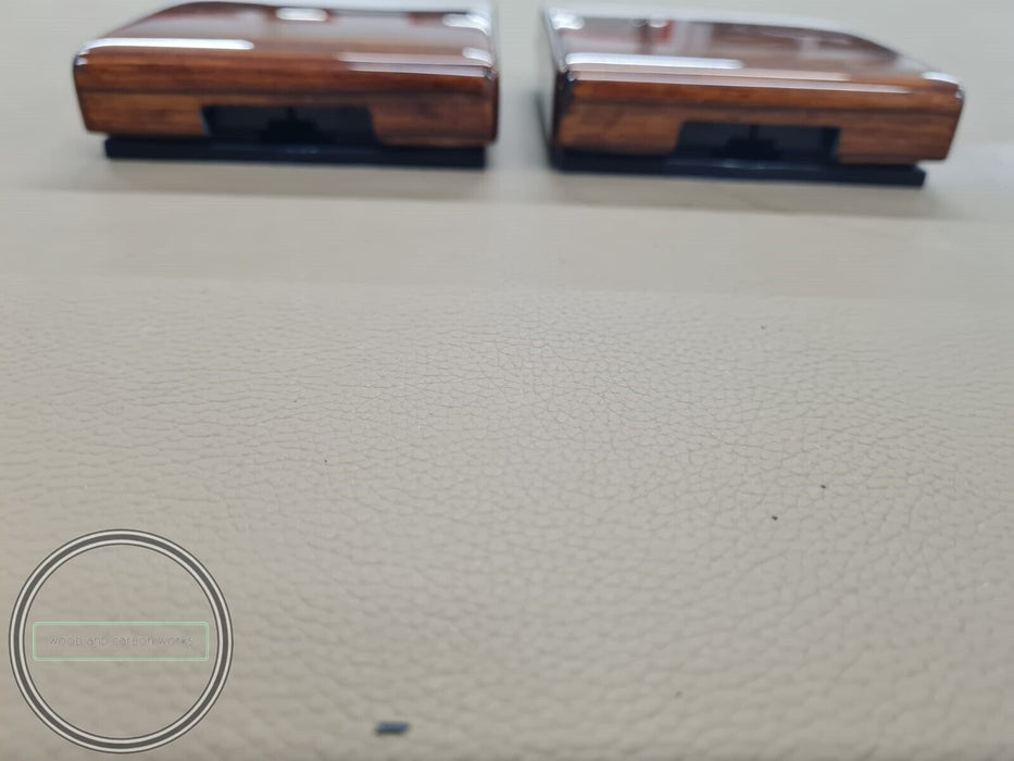 2 Pieces MERCEDES BENZ c126 w123 w124 r107 w126 WOOD FOLDING DRINK CUPHOLDER