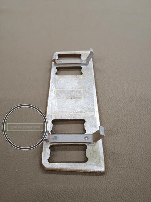 Mercedes W123 C123 Zebrano Button Wood Trim 4 Button Version