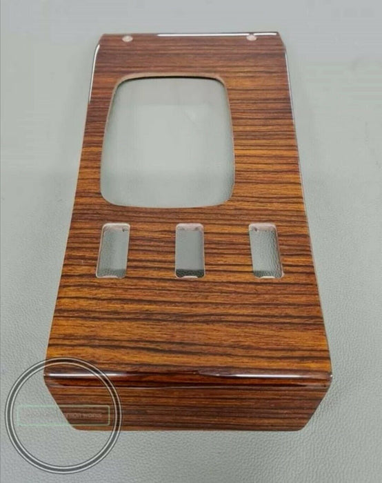 Mercedes R107 SL Center Console Gear Shift Wood Trim Zebrano