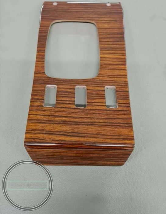 Mercedes R107 SL Center Console Gear Shift Wood Trim Zebrano