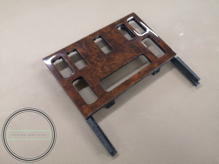 Mercedes W126 Climate Panel Trim 500SEL 560SEL 560sec Burled Walnut Repro.