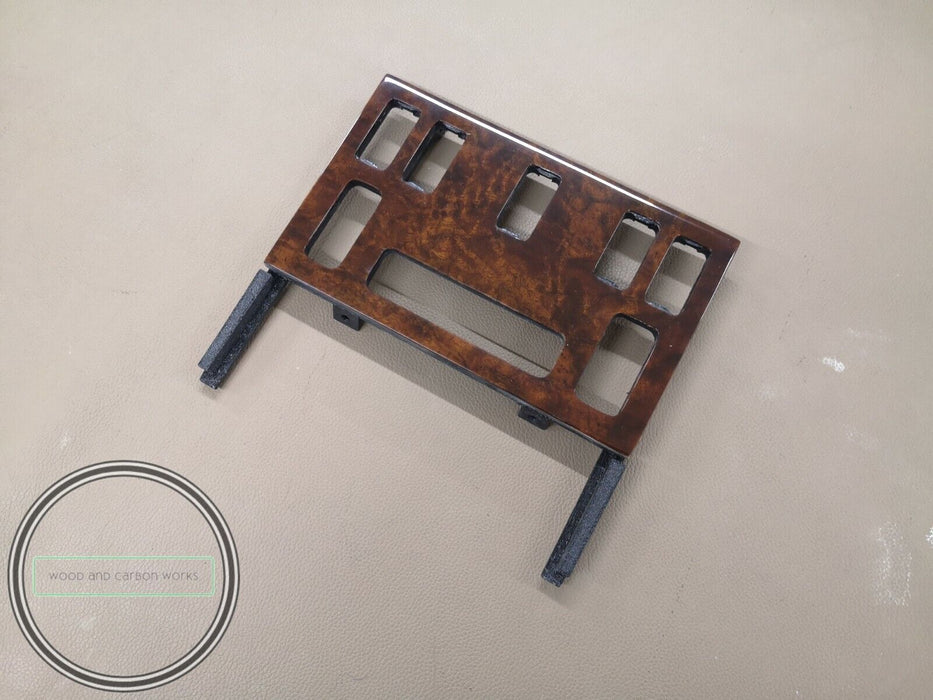 Mercedes W126 Climate Panel Trim 500SEL 560SEL 560sec Burled Walnut Repro.