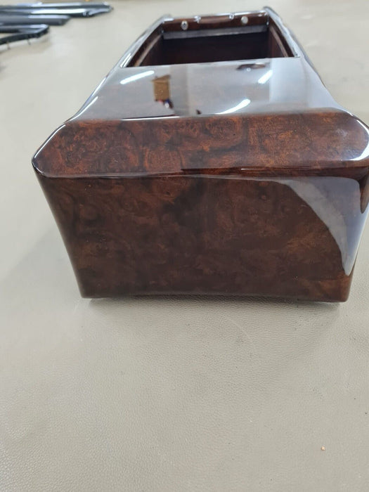 MERCEDES W124  STORAGE BOX REAR CENTER CONSOLE Wood Burled Walnut 1988 1995