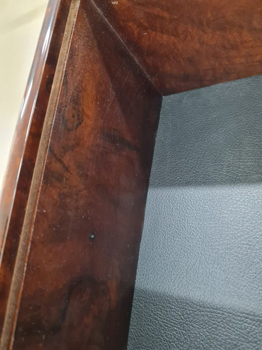MERCEDES W124  STORAGE BOX REAR CENTER CONSOLE Wood Burled Walnut 1988 1995