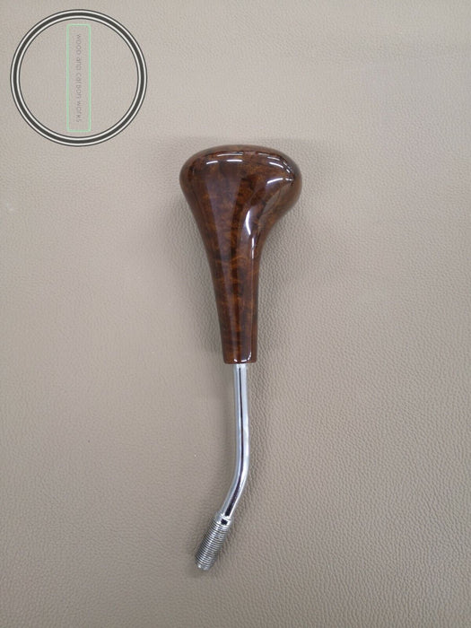 MERCEDES SHIFT KNOB FOR R129 SL WALNUT FOR AUTOMATIC BURLWOOD WITH LOGO