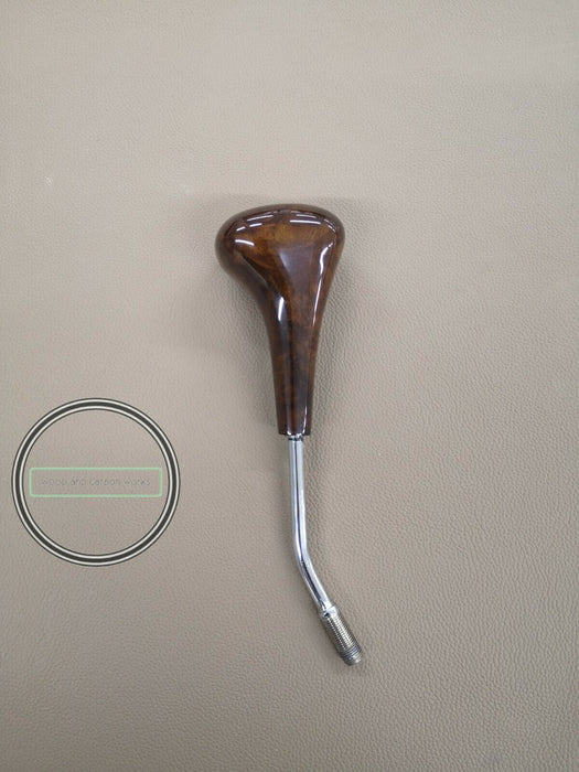 MERCEDES SHIFT KNOB FOR R129 SL WALNUT FOR AUTOMATIC BURLWOOD WITH LOGO