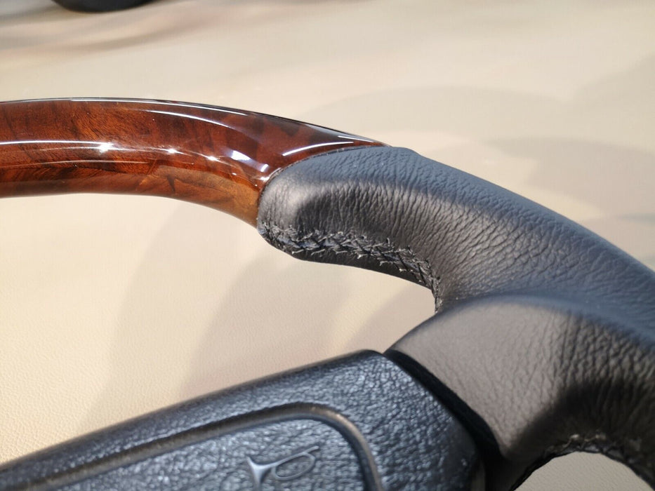 Mercedes Steering Wheel Wood AMG Look W124 W210 W208 R129 Burled Walnut