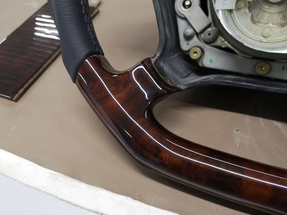 Mercedes Steering Wheel Wood AMG Look W124 W210 W208 R129 Burled Walnut