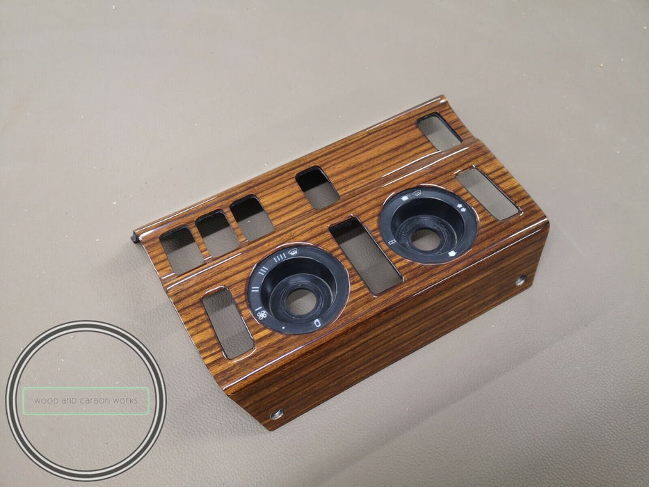 MERCEDES W124 Climate panel ZEBRANO AC CLIMATE CONTROL WOOD PANEL