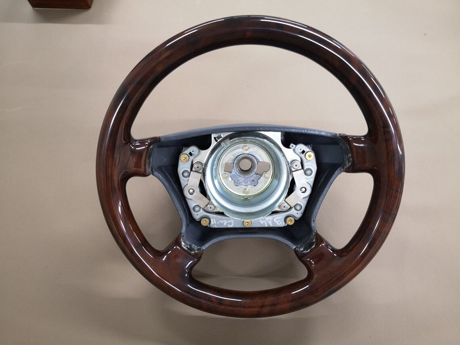Mercedes W140 500SEL 600Sel Steering Wheel Wood Burled Walnut Full Burlwood Gary