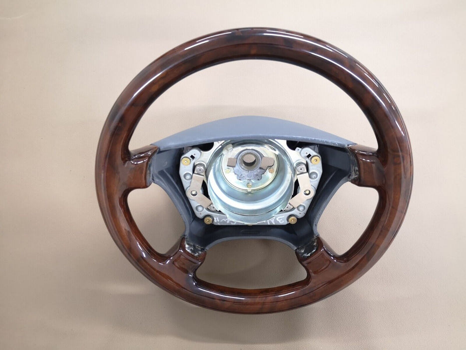 Mercedes W140 500SEL 600Sel Steering Wheel Wood Burled Walnut Full Burlwood Gary