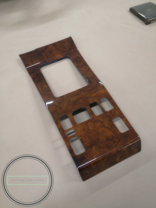 MERCEDES C124 Wood  Shift Trim Center console trim Burled Walnut trim fits w124