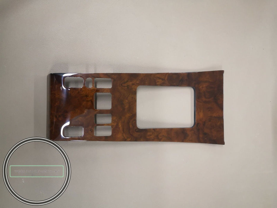 MERCEDES C124 Wood  Shift Trim Center console trim Burled Walnut trim fits w124