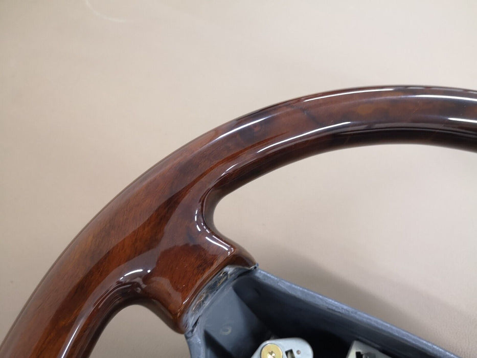 Mercedes W140 500SEL 600Sel Steering Wheel Wood Burled Walnut Full Burlwood Gary