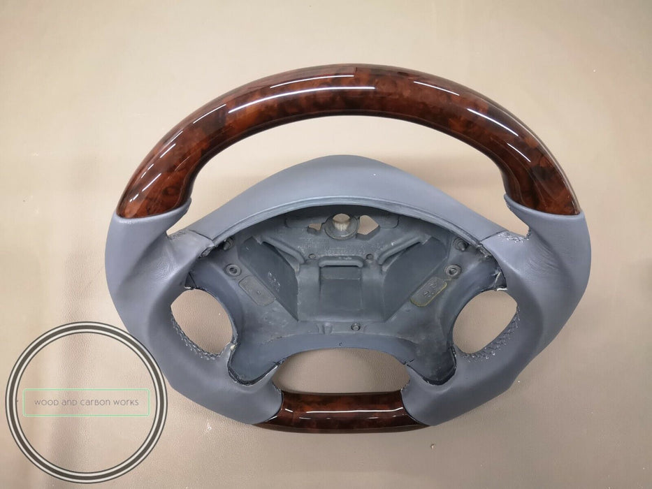 Mercedes W203 C-CLASS Wood Steering C200 C180 C350 Wood Steering Wheel  Burlwood