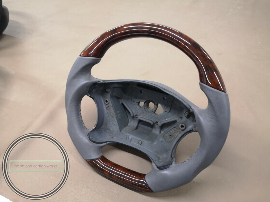 Mercedes W203 C-CLASS Wood Steering C200 C180 C350 Wood Steering Wheel  Burlwood