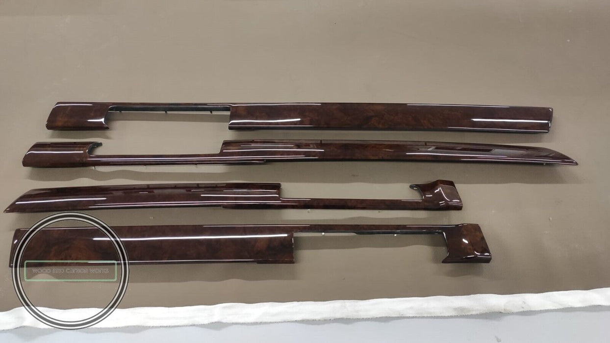 Mercedes W126 SEL AMG Door Trim set Burlwood Wood Trim Set
