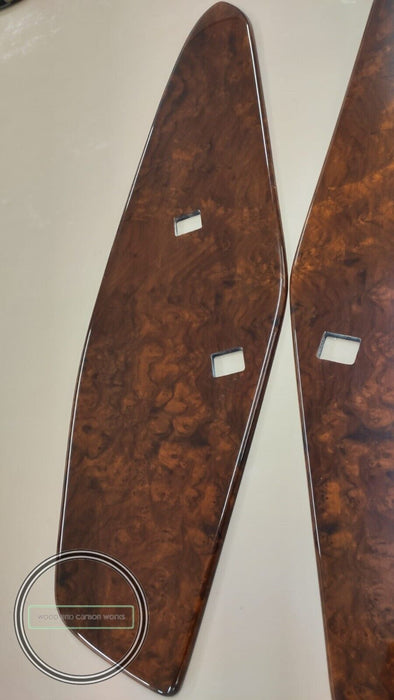 Mercedes W126 SEC AMG Door Card Trim set Burlwood Wood Trim Set