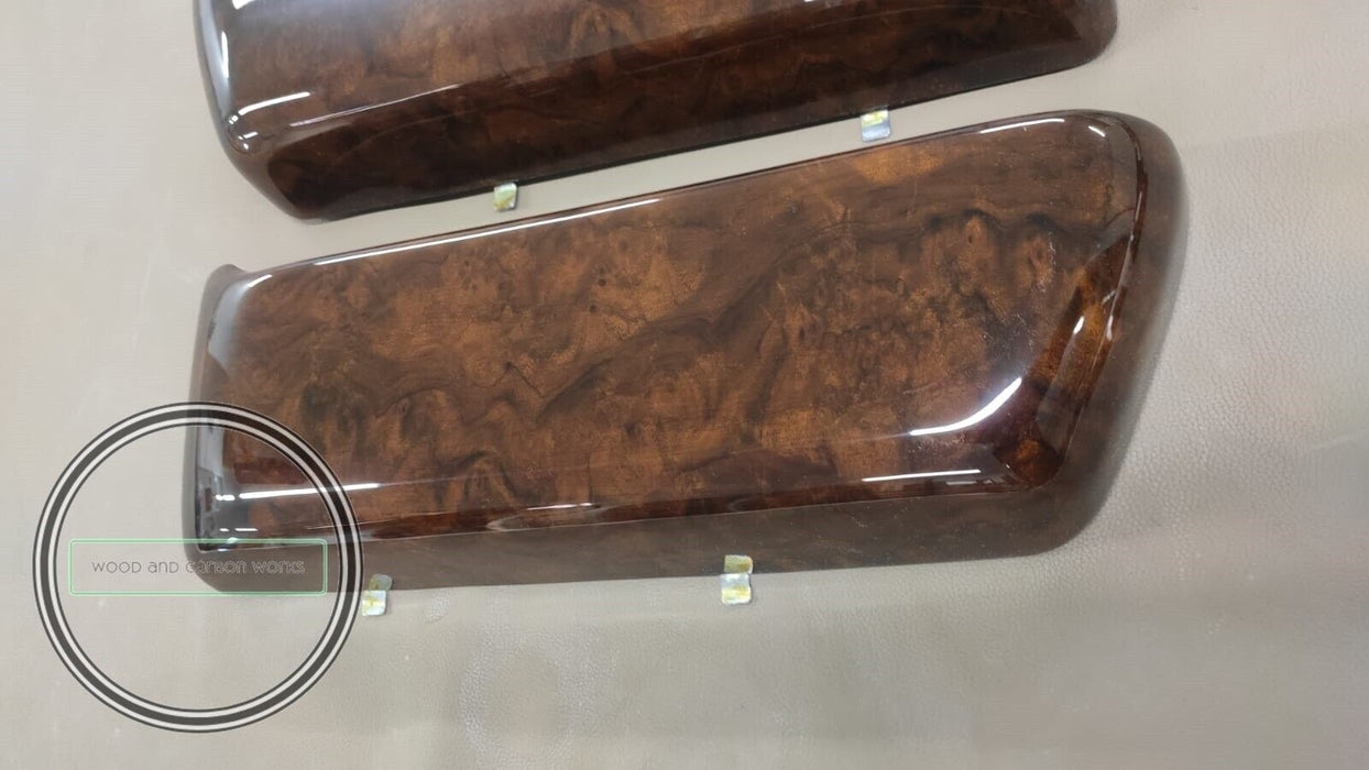 2 Pieces Mercedes R107 SL Door Pocket Wood W107 WOOD BURLWOOD