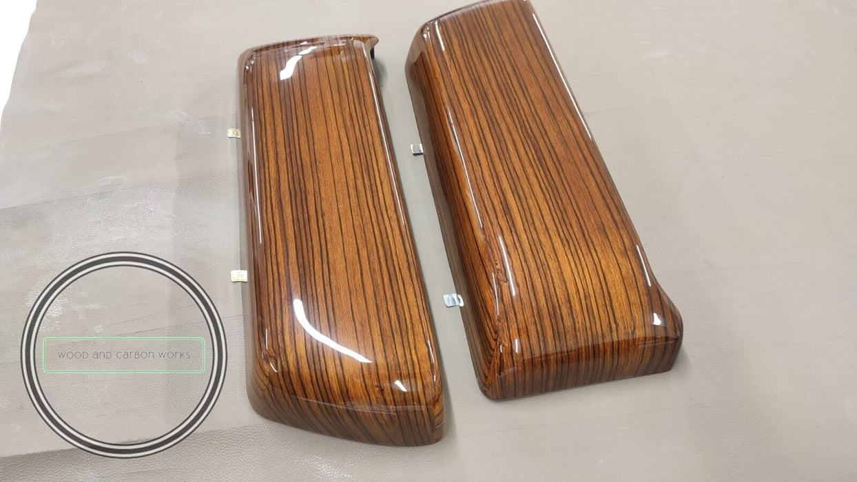 2 Pieces Mercedes R107 SL Door Pocket Wood W107 WOOD ZEBRANO