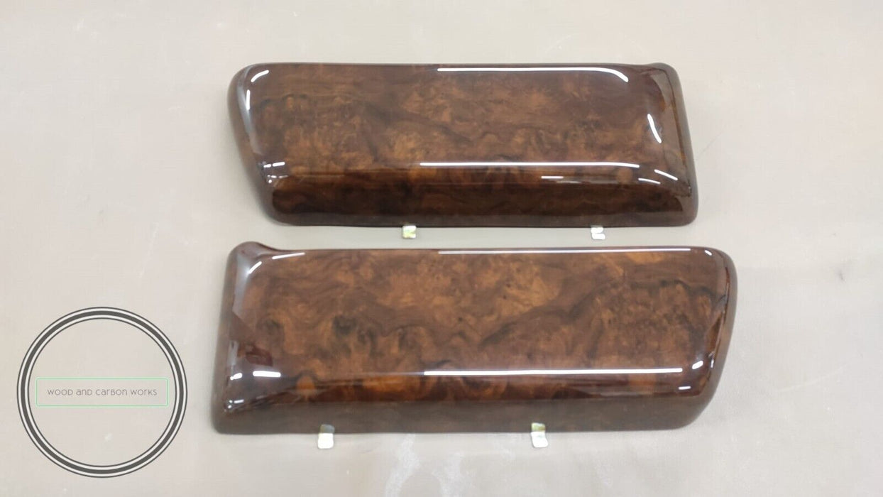 2 Pieces Mercedes R107 SL Door Pocket Wood W107 WOOD BURLWOOD
