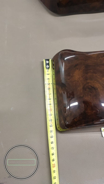 2 Pieces Mercedes R107 SL Door Pocket Wood W107 WOOD BURLWOOD
