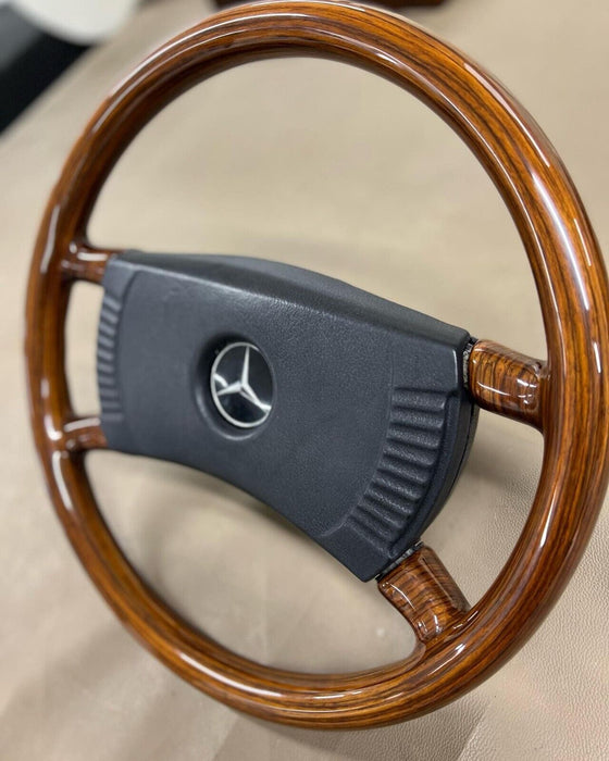 Mercedes Full Wood Steering Wheel Early R107 W123 W116 W115 W114 Zebrano