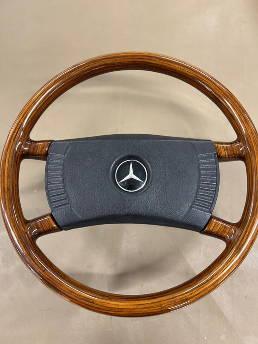 Mercedes Full Wood Steering Wheel Early R107 W123 W116 W115 W114 Zebrano
