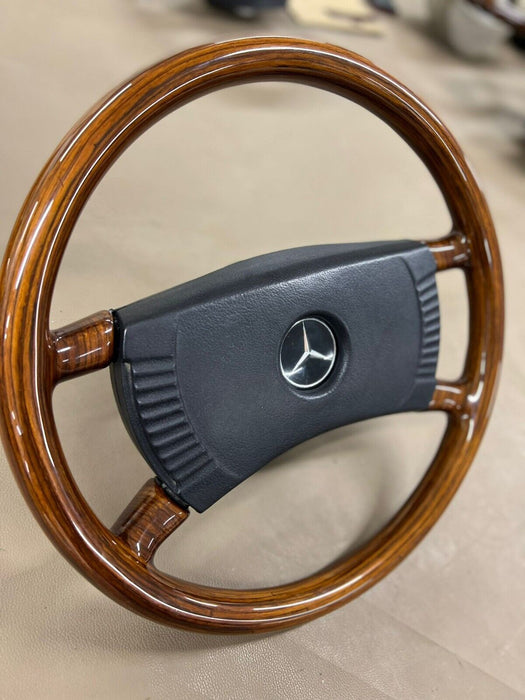 Mercedes Full Wood Steering Wheel Early R107 W123 W116 W115 W114 Zebrano