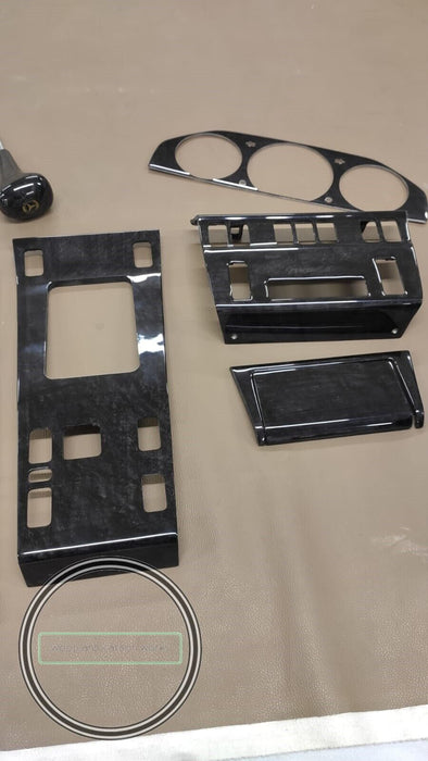 Mercedes W124 Wood Trim set W124 sedan w124 500E MERCEDES  Black Birdeye