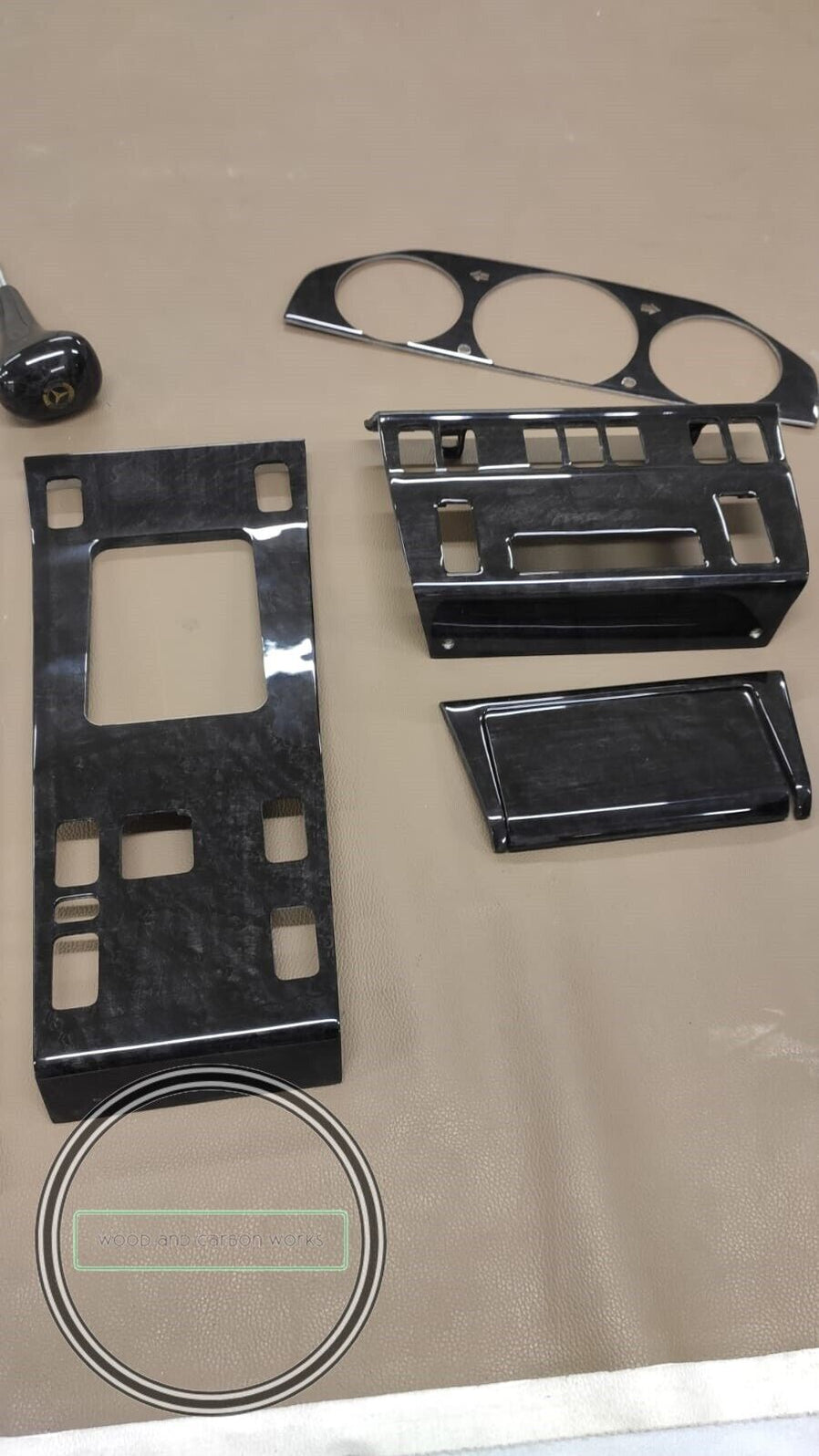 Mercedes W124 Wood Trim set W124 sedan w124 500E MERCEDES Black Birdey ...