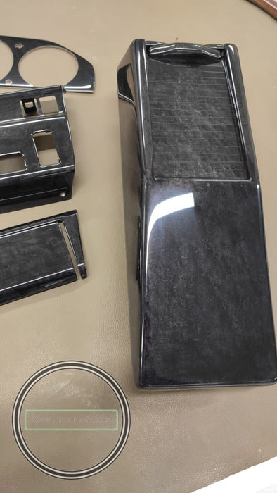 Mercedes W124 Wood Trim set W124 sedan w124 500E MERCEDES  Black Birdeye