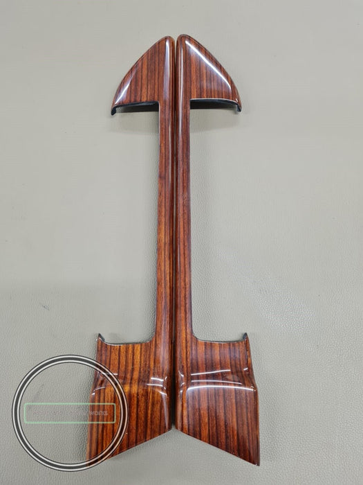 Mercedes Benz C126 Coupe Wood Door Trims W126 Zebrano